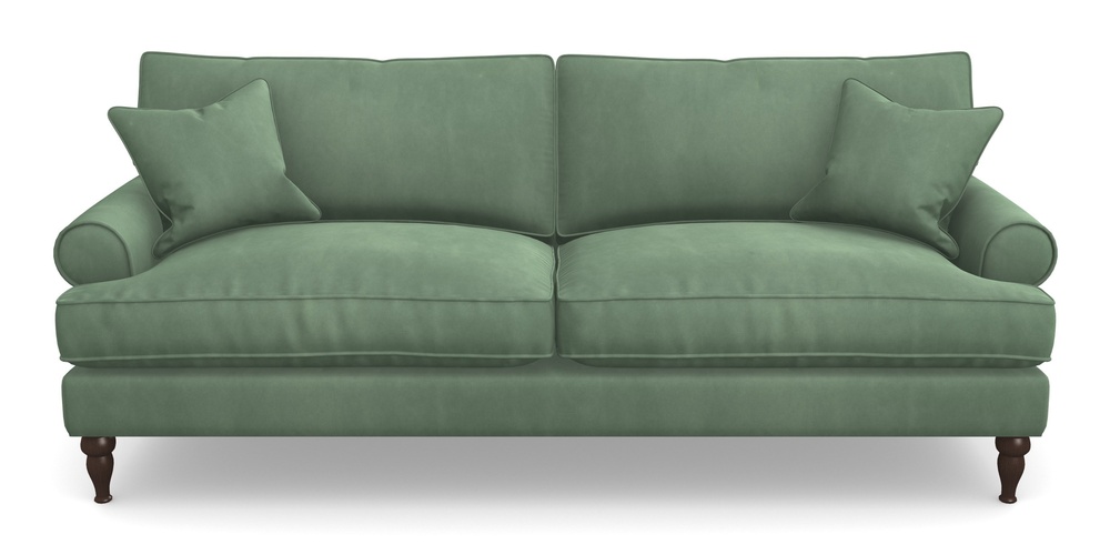 Product photograph of Cooksbridge 4 Seater Sofa In House Clever Velvet - Celadon from Sofas and Stuff Limited