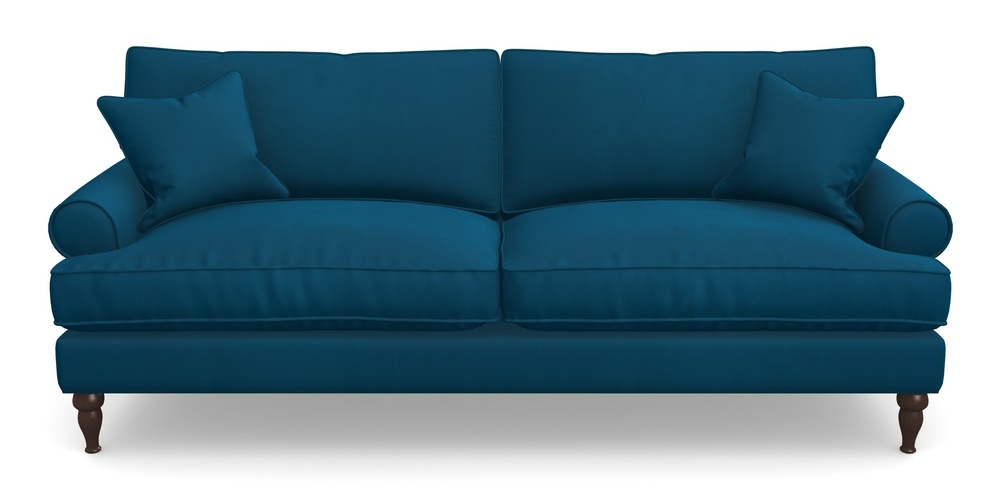 Product photograph of Cooksbridge 4 Seater Sofa In House Clever Velvet - Ocean from Sofas and Stuff Limited