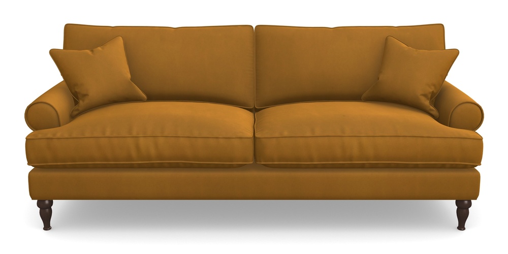 Product photograph of Cooksbridge 4 Seater Sofa In House Clever Velvet - Ochre from Sofas and Stuff Limited