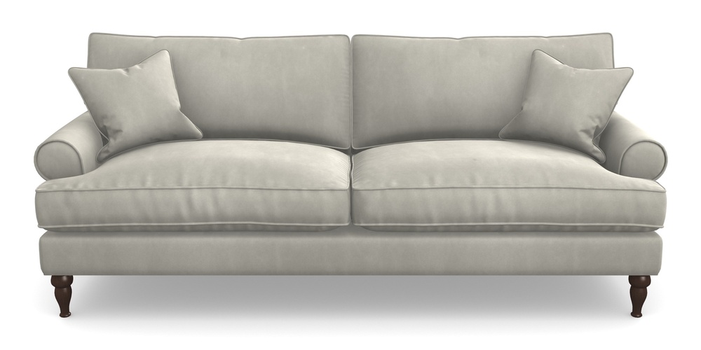 Product photograph of Cooksbridge 4 Seater Sofa In House Clever Velvet - Stone from Sofas and Stuff Limited