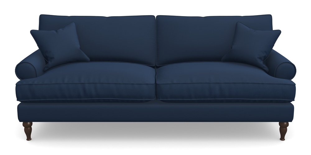 Product photograph of Cooksbridge 4 Seater Sofa In House Velvet - Indigo from Sofas and Stuff Limited