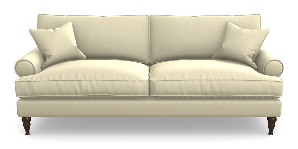 Product photograph of Cooksbridge 4 Seater Sofa In House Velvet - Latte from Sofas and Stuff Limited