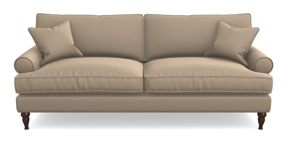 Product photograph of Cooksbridge 4 Seater Sofa In House Velvet - Linen from Sofas and Stuff Limited