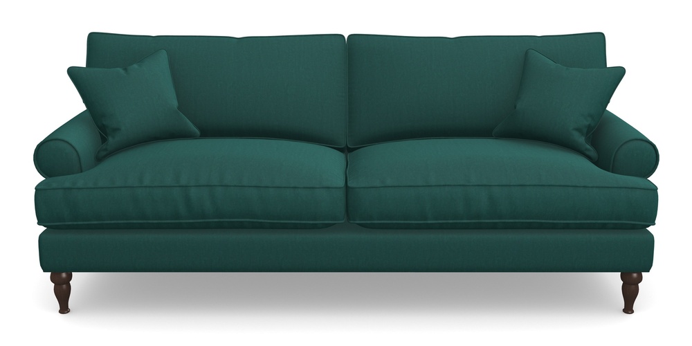 Product photograph of Cooksbridge 4 Seater Sofa In House Velvet - Peacock from Sofas and Stuff Limited