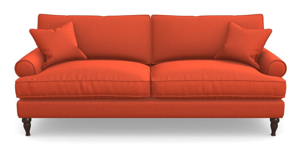 Product photograph of Cooksbridge 4 Seater Sofa In House Velvet - Terracotta from Sofas and Stuff Limited