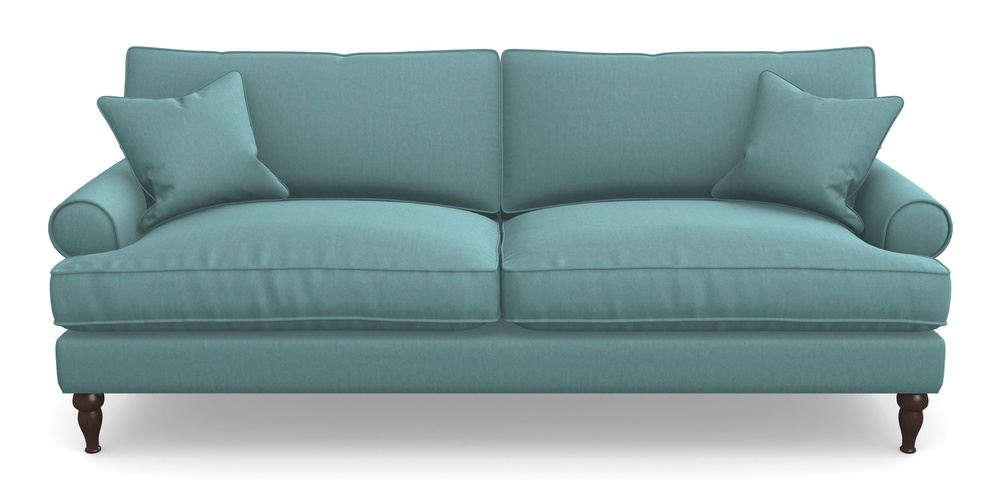 Product photograph of Cooksbridge 4 Seater Sofa In House Velvet - Wedgewood from Sofas and Stuff Limited