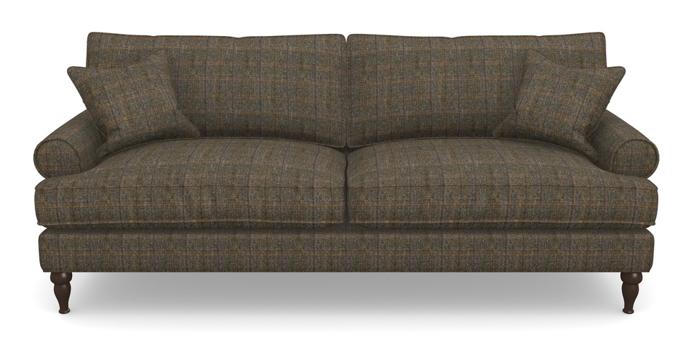 Product photograph of Cooksbridge 4 Seater Sofa In Harris Tweed House - Harris Tweed House Blue from Sofas and Stuff Limited