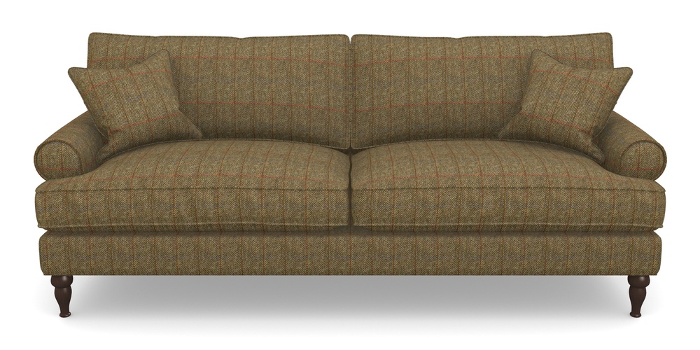 Product photograph of Cooksbridge 4 Seater Sofa In Harris Tweed House - Harris Tweed House Green from Sofas and Stuff Limited