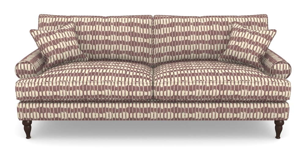 Product photograph of Cooksbridge 4 Seater Sofa In V A Brompton Collection - Ikat - Cacao from Sofas and Stuff Limited