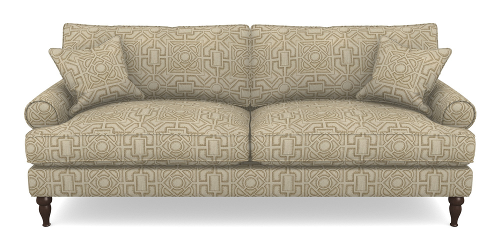 Product photograph of Cooksbridge 4 Seater Sofa In Rhs Collection - Large Knot Garden Linen - Gold from Sofas and Stuff Limited