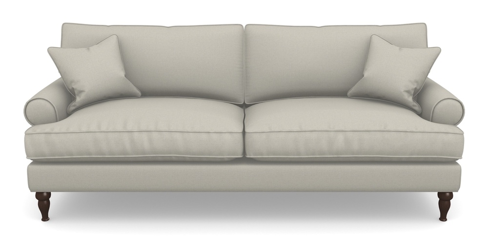 Product photograph of Cooksbridge 4 Seater Sofa In Plain Linen Cotton - Baby Elephant from Sofas and Stuff Limited