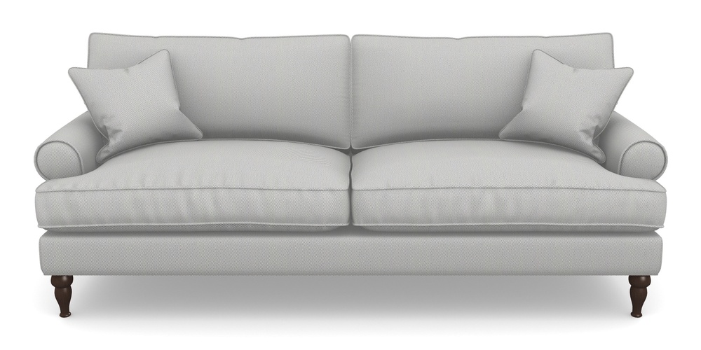 Product photograph of Cooksbridge 4 Seater Sofa In Two Tone Plain - Grey from Sofas and Stuff Limited