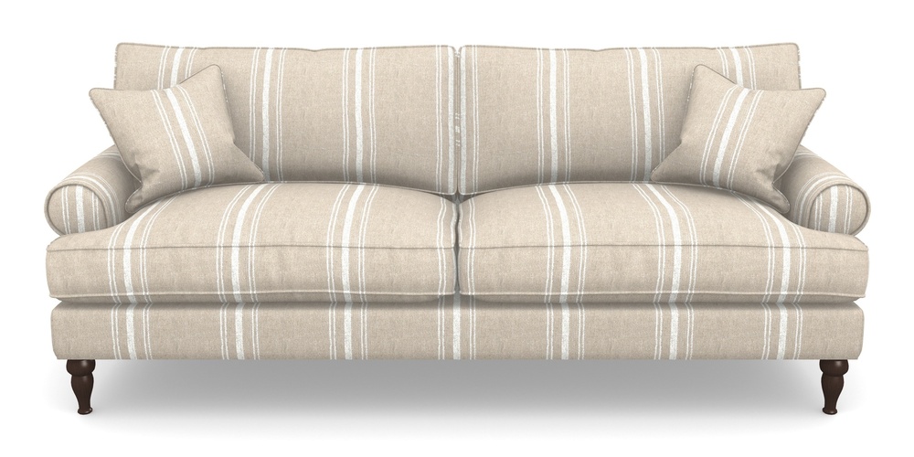 Product photograph of Cooksbridge 4 Seater Sofa In Ullswater Linen - Chalk from Sofas and Stuff Limited