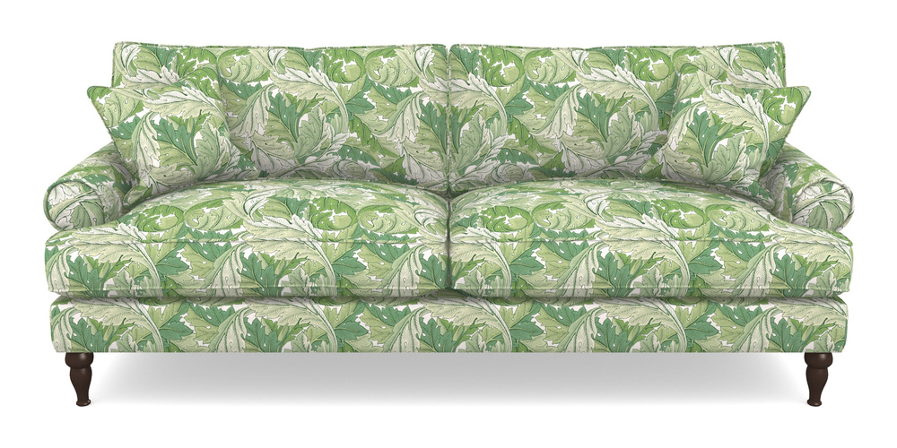 Product photograph of Cooksbridge 4 Seater Sofa In William Morris Collection - Acanthus - Leaf Green from Sofas and Stuff Limited