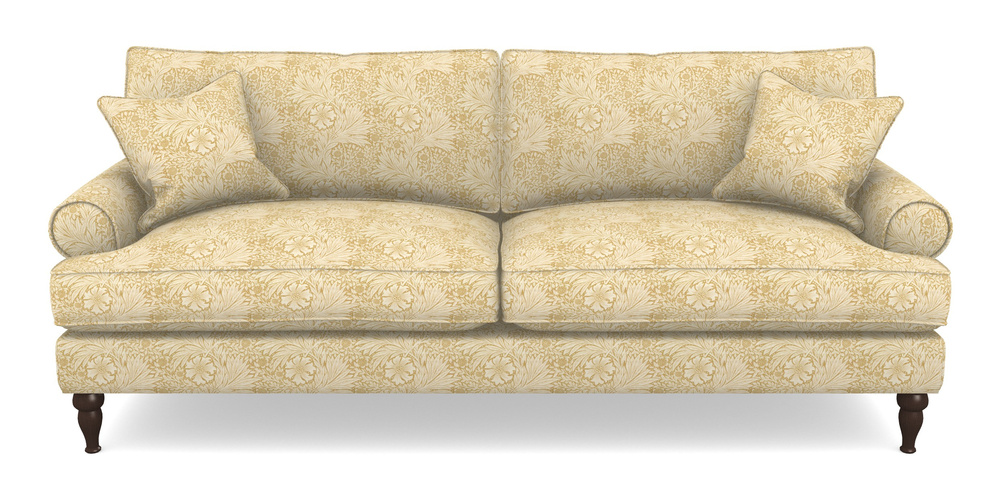 Product photograph of Cooksbridge 4 Seater Sofa In William Morris Collection - Marigold - Lichen Cowslip from Sofas and Stuff Limited