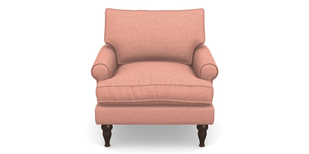Product photograph of Cooksbridge Accent Chair In Basket Weave - Peony from Sofas and Stuff Limited