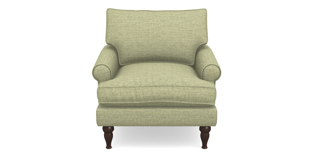 Product photograph of Cooksbridge Accent Chair In Basket Weave - Sage from Sofas and Stuff Limited