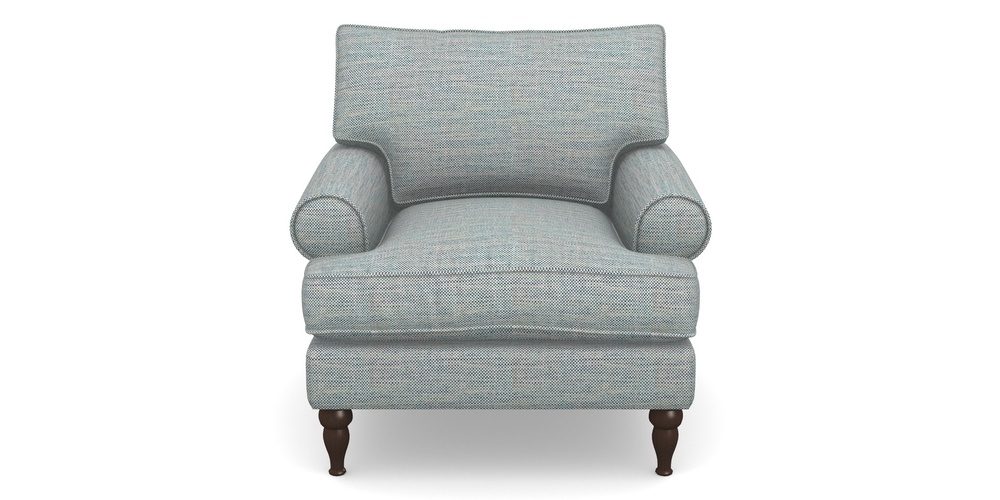 Product photograph of Cooksbridge Chair In Basket Weave - Blue from Sofas and Stuff Limited