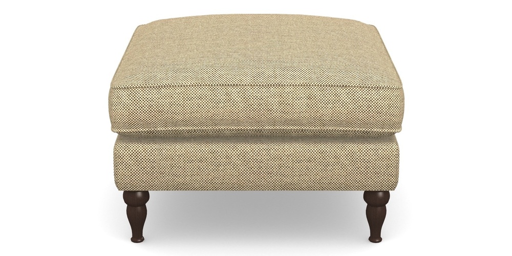 Product photograph of Cooksbridge Footstool In Basket Weave - Ebony from Sofas and Stuff Limited