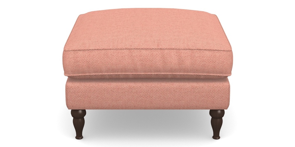 Product photograph of Cooksbridge Footstool In Basket Weave - Peony from Sofas and Stuff Limited