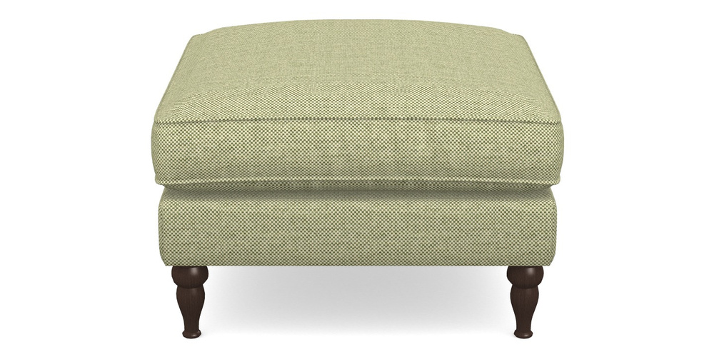 Product photograph of Cooksbridge Footstool In Basket Weave - Sage from Sofas and Stuff Limited