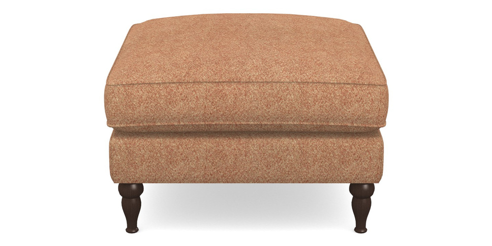 Product photograph of Cooksbridge Footstool In Cloth 22 Weaves - Grand Teton - Amber from Sofas and Stuff Limited