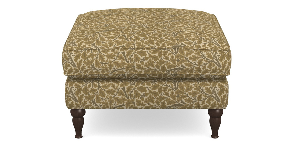 Product photograph of Cooksbridge Footstool In V A Drawn From Nature Collection - Oak Tree - Gold from Sofas and Stuff Limited