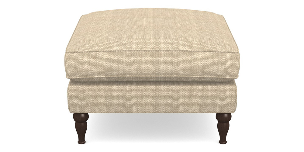 Product photograph of Cooksbridge Footstool In Cloth 22 Weaves - White Sands Linen - Chalk from Sofas and Stuff Limited