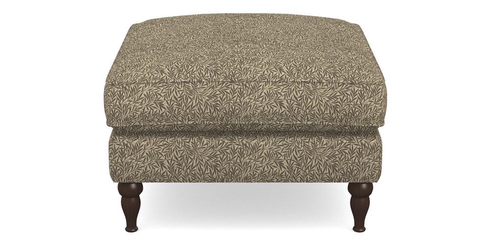 Product photograph of Cooksbridge Footstool In V A Drawn From Nature Collection - Willow - Brown from Sofas and Stuff Limited