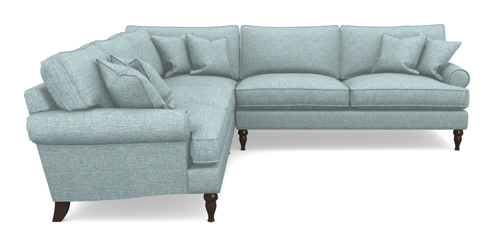 Product photograph of Cooksbridge Corner Sofa Rhf In Aqua Clean Hove - Duck Egg from Sofas and Stuff Limited