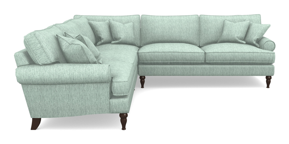 Product photograph of Cooksbridge Corner Sofa Rhf In Aqua Clean Tenby - Duck Egg from Sofas and Stuff Limited