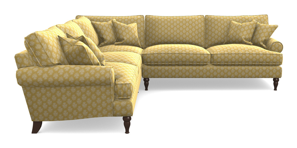 Product photograph of Cooksbridge Corner Sofa Rhf In Cloth 21 - Coral 1 - Canary from Sofas and Stuff Limited