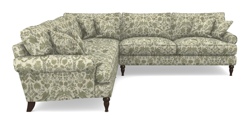 Product photograph of Cooksbridge Corner Sofa Rhf In V A Brompton Collection - Coromandel - Basil from Sofas and Stuff Limited