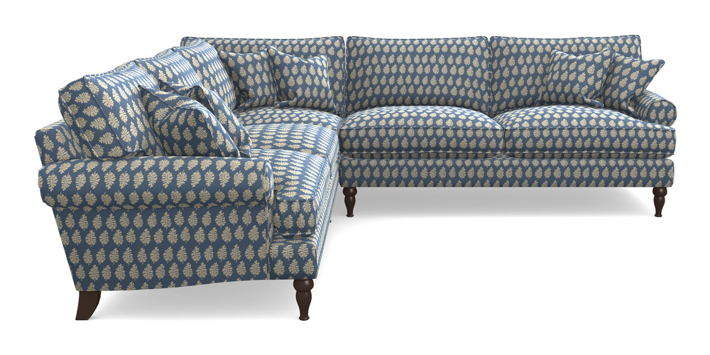 Product photograph of Cooksbridge Corner Sofa Rhf In Cloth 21 - Oak Leaf - Bilberry from Sofas and Stuff Limited