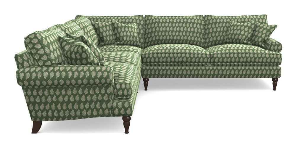 Product photograph of Cooksbridge Corner Sofa Rhf In Cloth 21 - Oak Leaf - Forest from Sofas and Stuff Limited