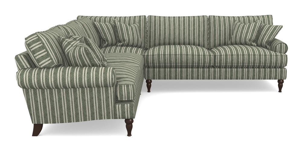 Product photograph of Cooksbridge Corner Sofa Rhf In Cloth 22 - Barcode - Courgette from Sofas and Stuff Limited