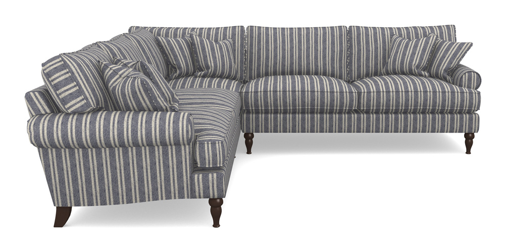 Product photograph of Cooksbridge Corner Sofa Rhf In Cloth 22 - Barcode - Deep Water from Sofas and Stuff Limited