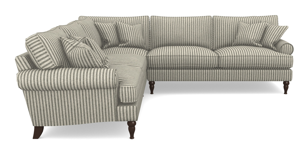 Product photograph of Cooksbridge Corner Sofa Rhf In Cloth 22 - Pinstripe - Seal from Sofas and Stuff Limited