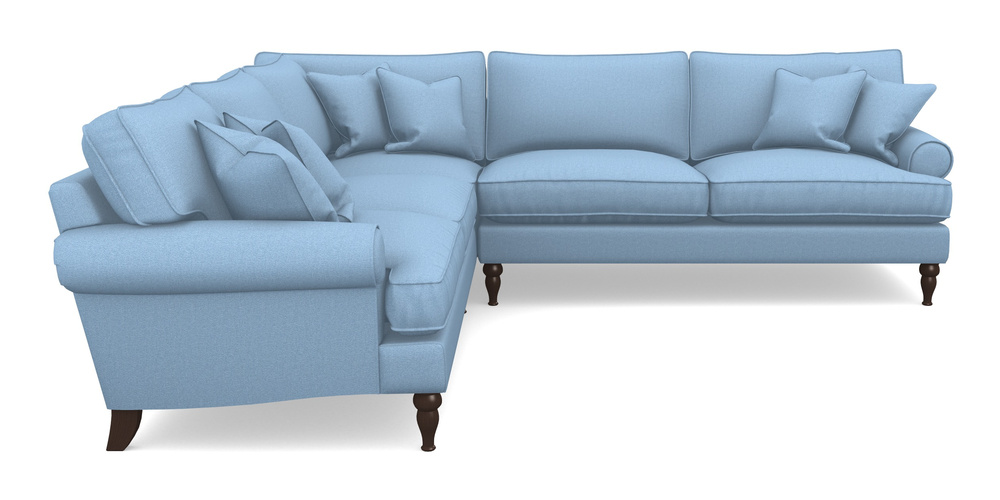 Product photograph of Cooksbridge Corner Sofa Rhf In Eco Washable Cotton - Cornflower from Sofas and Stuff Limited