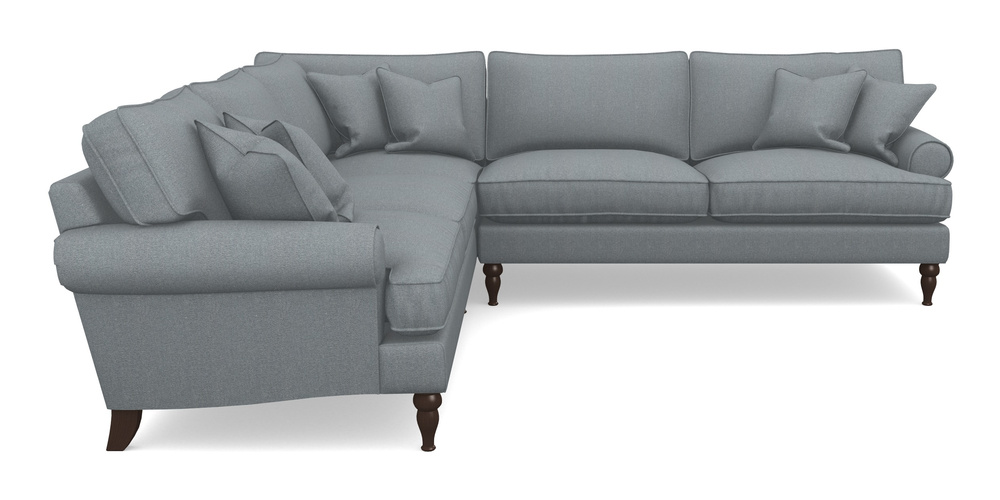 Product photograph of Cooksbridge Corner Sofa Rhf In Eco Washable Cotton - Pebble from Sofas and Stuff Limited