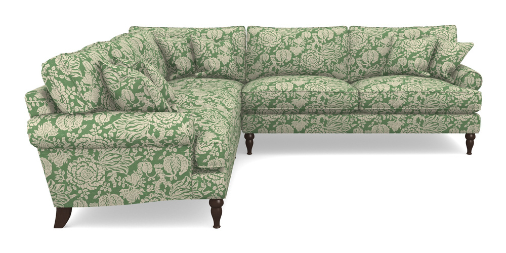 Product photograph of Cooksbridge Corner Sofa Rhf In V A Brompton Collection - Flowering Kale - Basil from Sofas and Stuff Limited