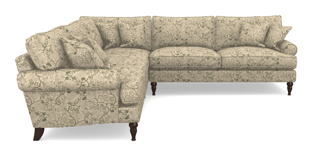 Product photograph of Cooksbridge Corner Sofa Rhf In Rhs Collection - Gertrude Jekyll Linen Cotton Blend - Green from Sofas and Stuff Limited