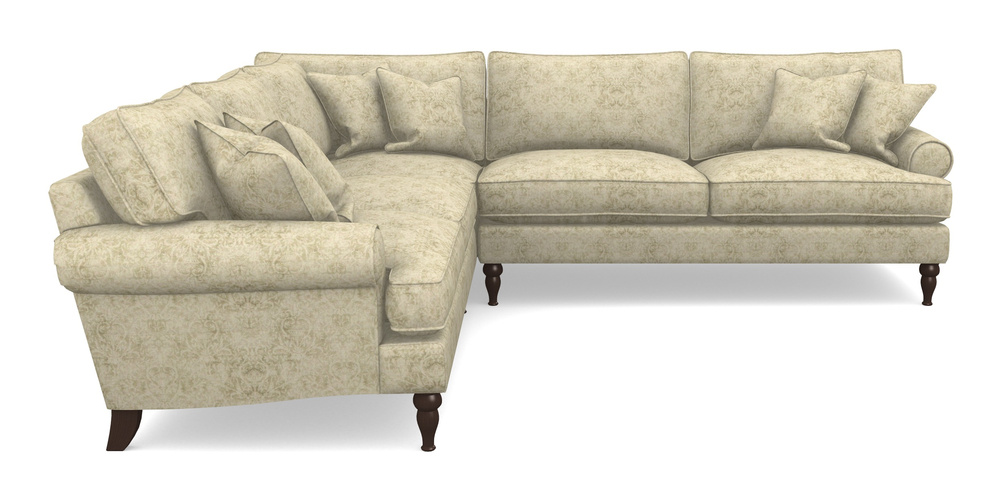 Product photograph of Cooksbridge Corner Sofa Rhf In Grace Linen - Olive from Sofas and Stuff Limited