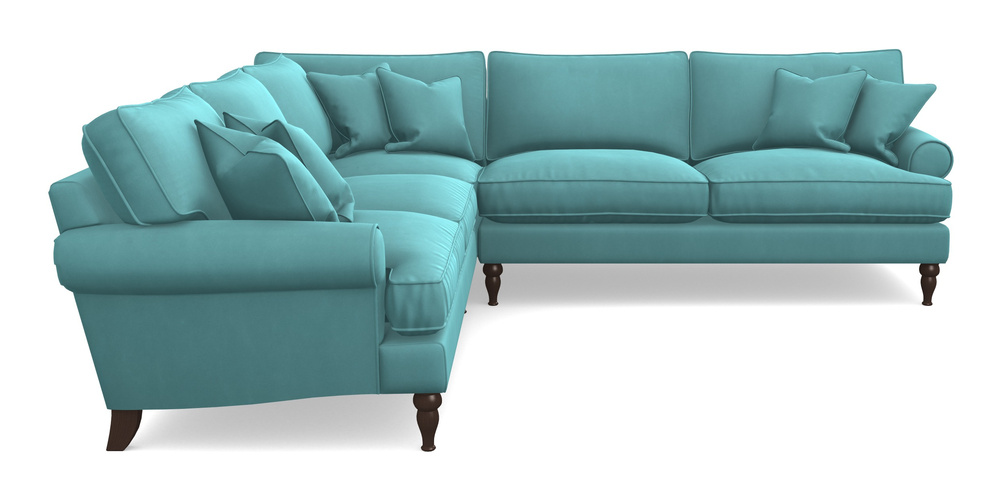 Product photograph of Cooksbridge Corner Sofa Rhf In House Clever Velvet - Duck Egg from Sofas and Stuff Limited