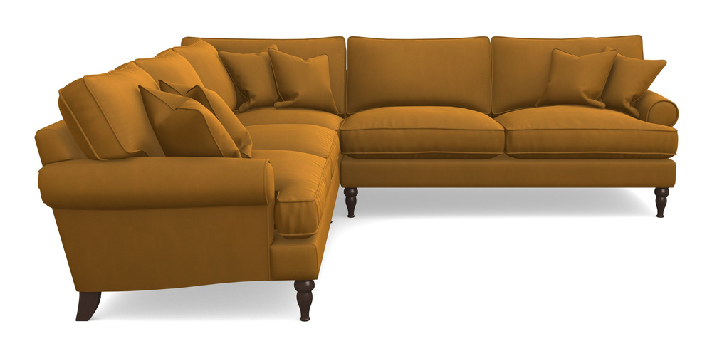 Product photograph of Cooksbridge Corner Sofa Rhf In House Clever Velvet - Ochre from Sofas and Stuff Limited