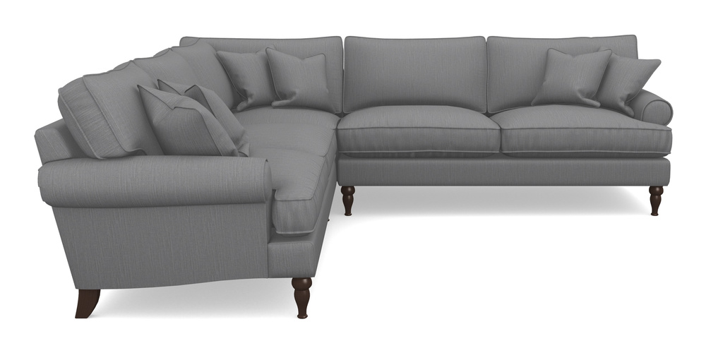 Product photograph of Cooksbridge Corner Sofa Rhf In Herringbone - Thunder from Sofas and Stuff Limited