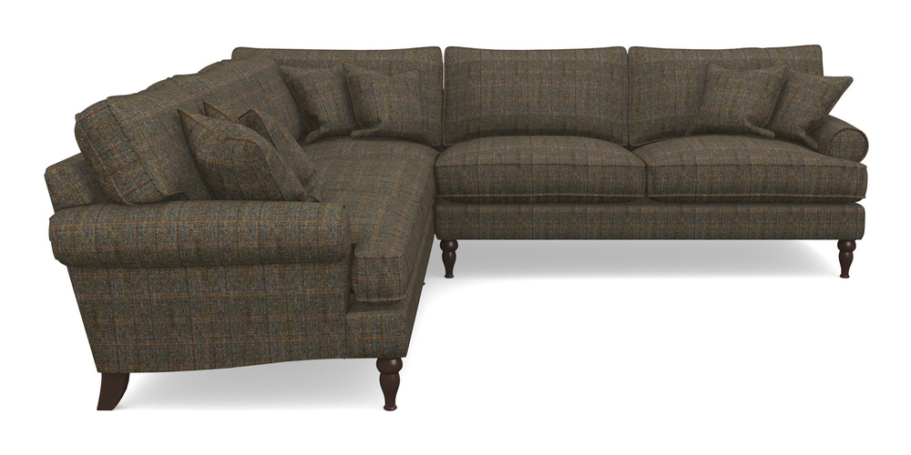 Product photograph of Cooksbridge Corner Sofa Rhf In Harris Tweed House - Harris Tweed House Blue from Sofas and Stuff Limited