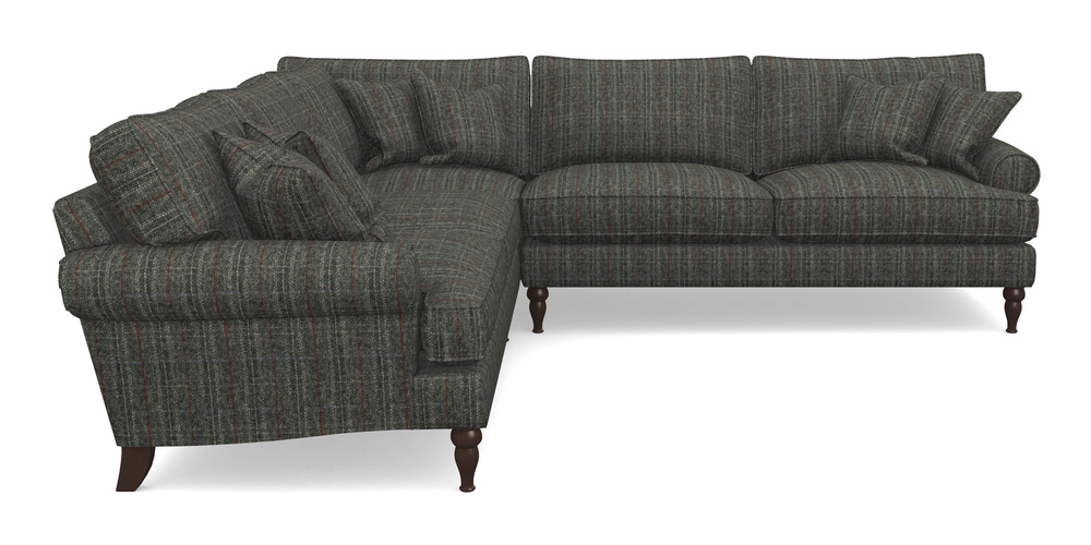 Product photograph of Cooksbridge Corner Sofa Rhf In Harris Tweed House - Harris Tweed House Grey from Sofas and Stuff Limited