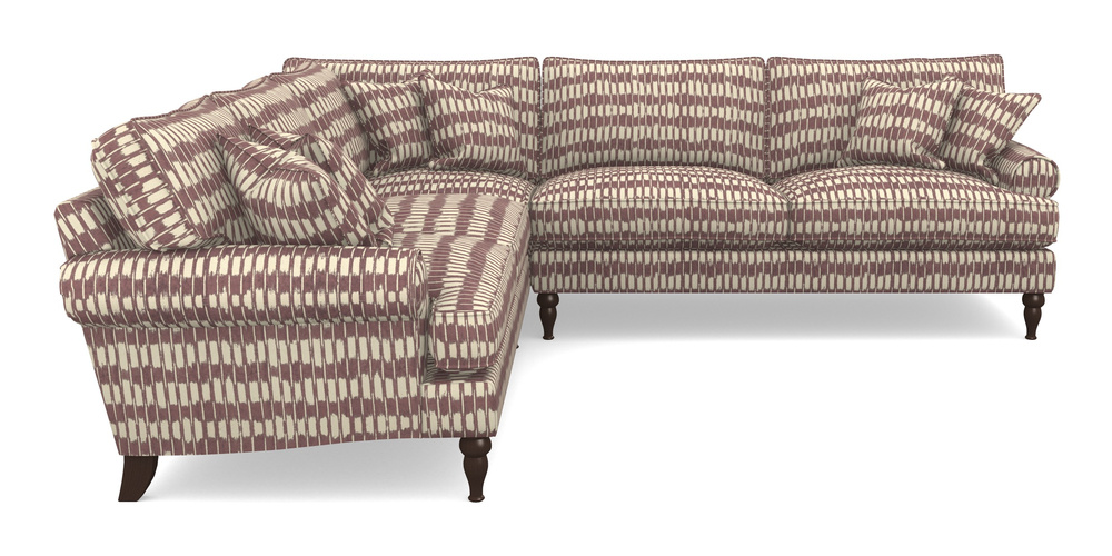 Product photograph of Cooksbridge Corner Sofa Rhf In V A Brompton Collection - Ikat - Cacao from Sofas and Stuff Limited