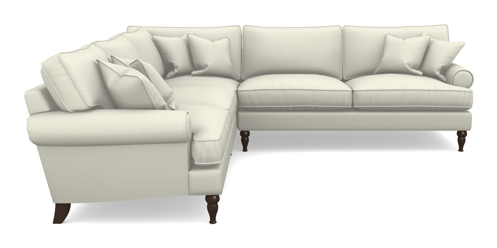 Product photograph of Cooksbridge Corner Sofa Rhf In Plain Linen Cotton - Meringue from Sofas and Stuff Limited